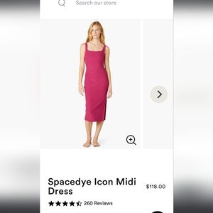 Beyond Yoga Icon Spacedye midi dress medium